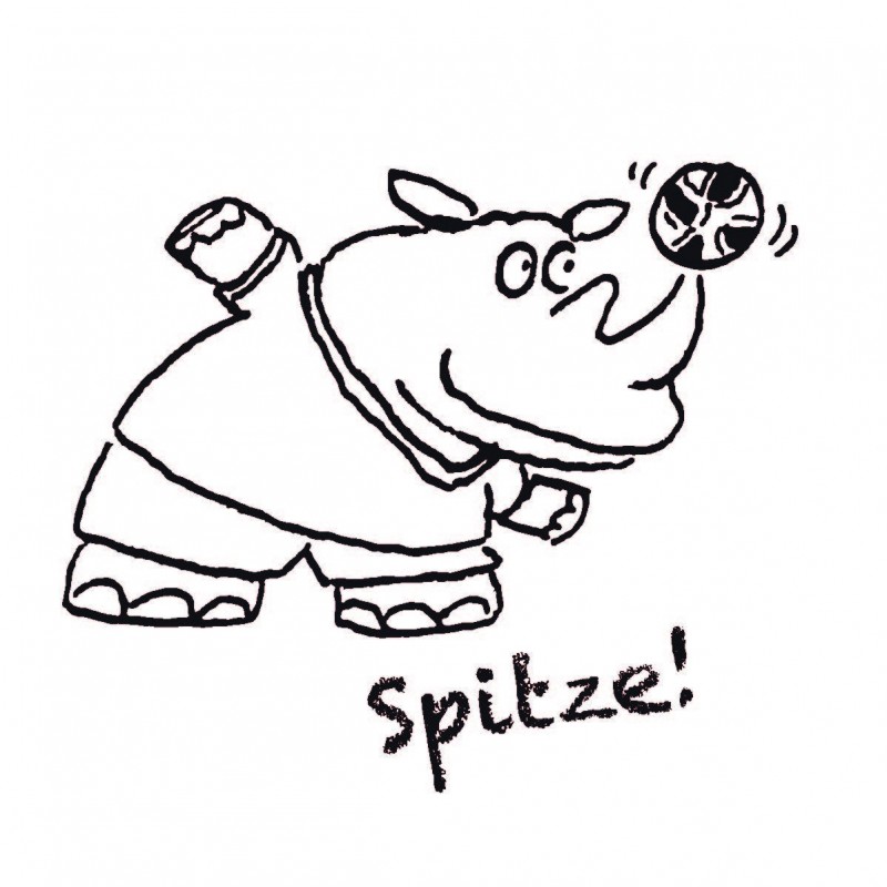 Pädagogischer Stempel - Motiv „Spitze“