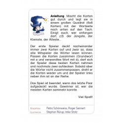 Lernserver-Spiel Memo-Match: Umlautableitung a-ä, schwer, ohne Bild