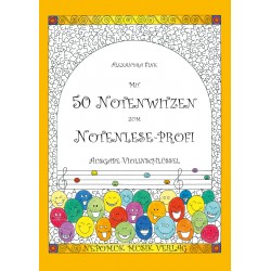 Mit 50 Notenwitzen zum Notenlese-Profi, Ausgabe: Violinschlüssel