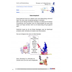 Fördermappe 7: Groß- und Kleinschreibung