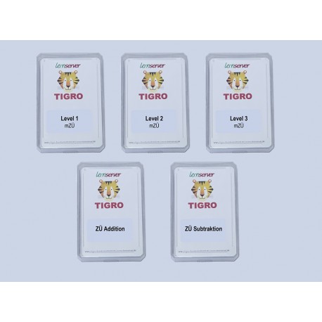 Paket TIGRO-Kartenset mit Zehnerübergang